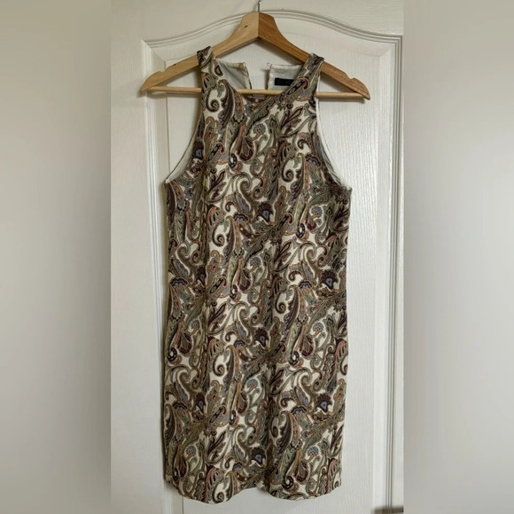 ZARA Paisley  Print Dress - Picture 2 of 8